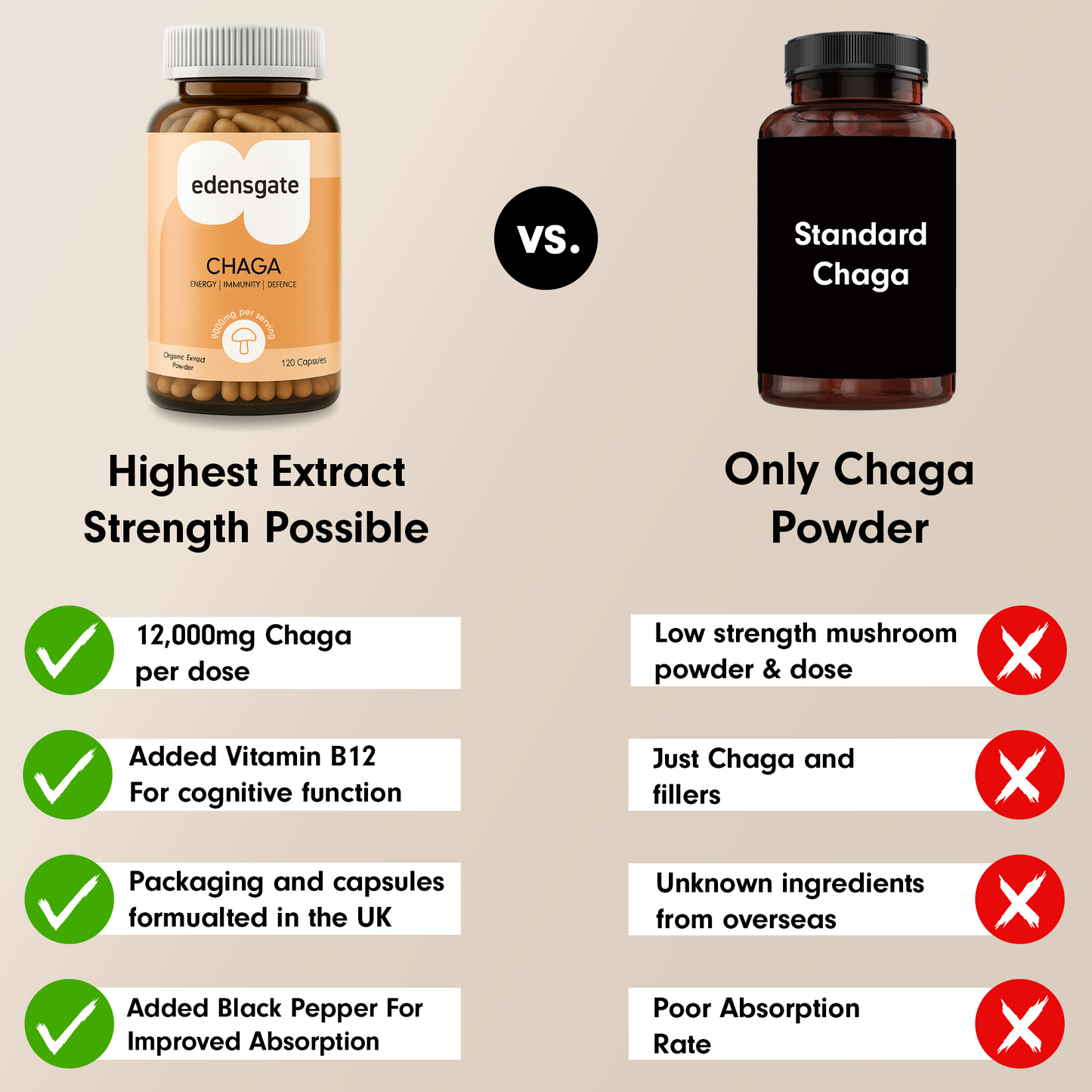 Chaga Mushroom Capsules - 120