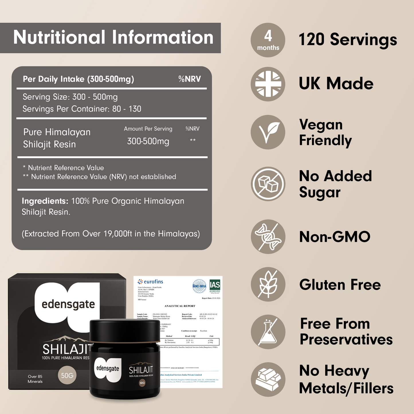 Pure Shilajit Resin - 50g