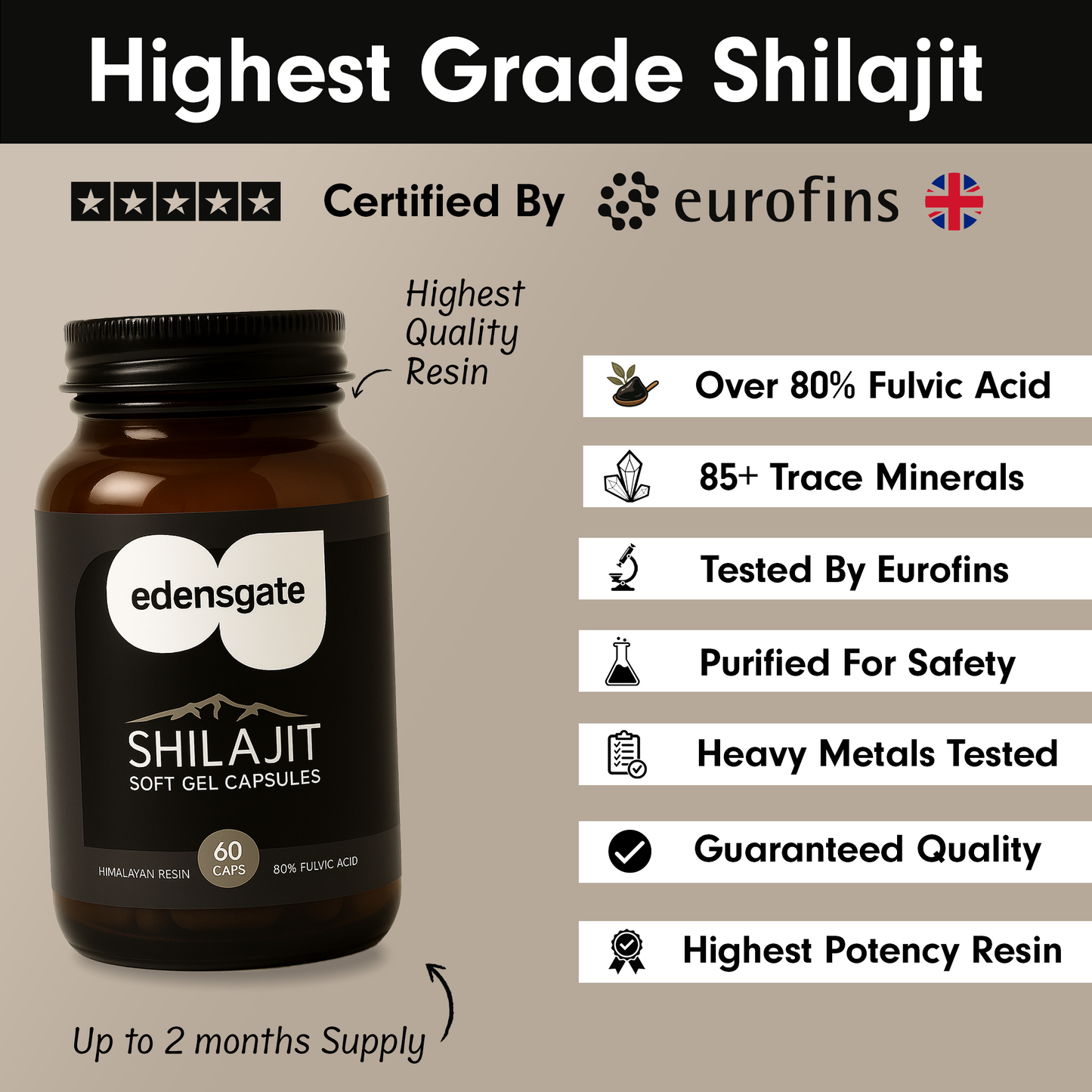 Shilajit Softgel Capsules - 30g