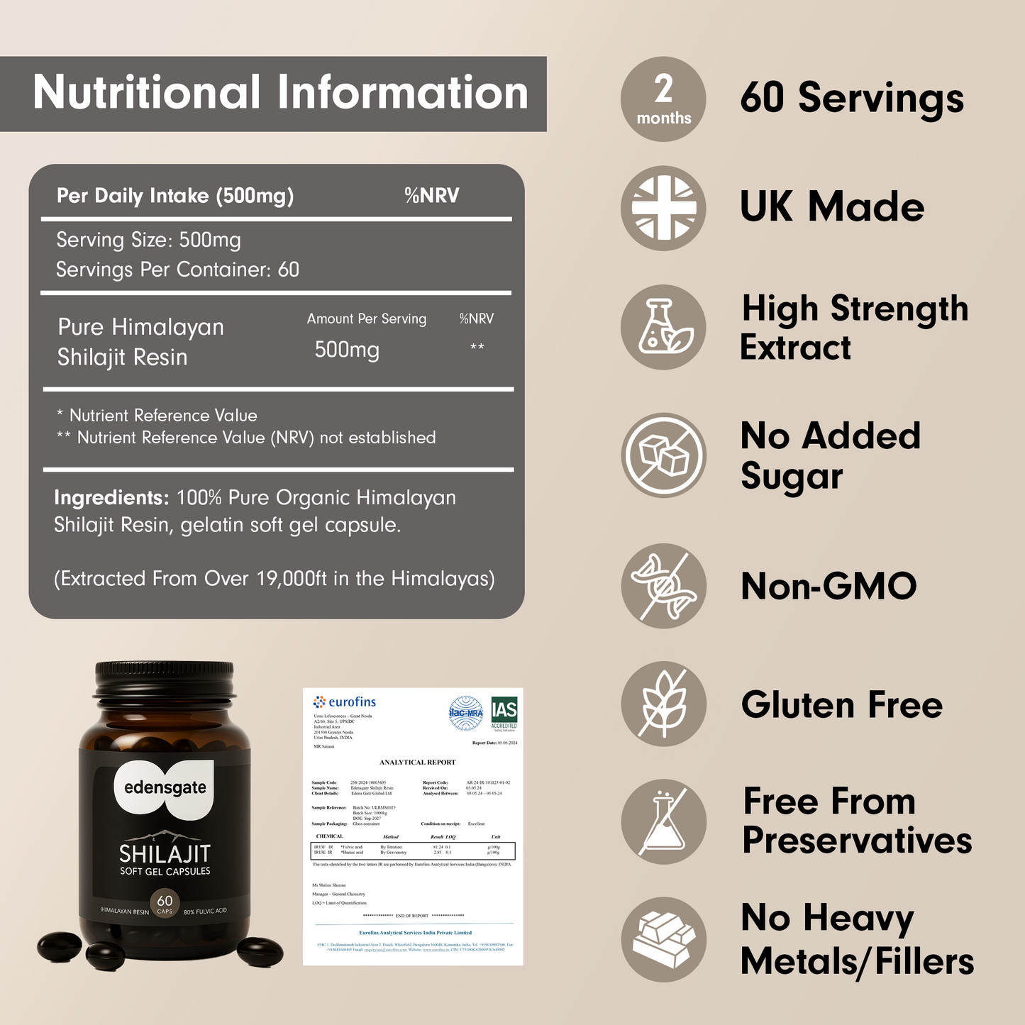 Shilajit Softgel Capsules - 30g